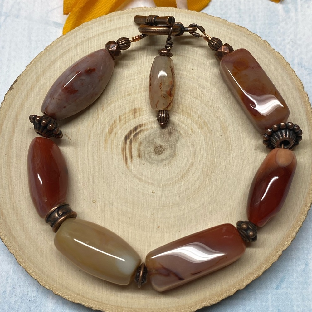 Agate Gemstone Bracelet